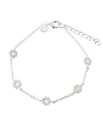 Lumi Clear Bracelet  Silver