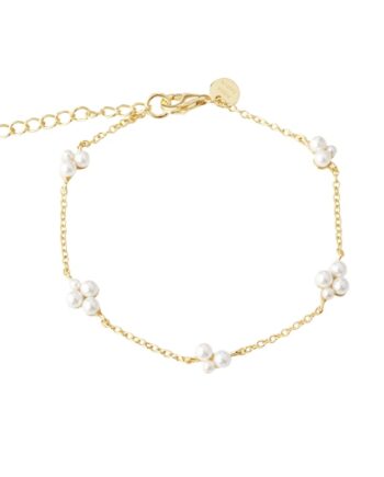 Luna Cluster Bracelet  Golden