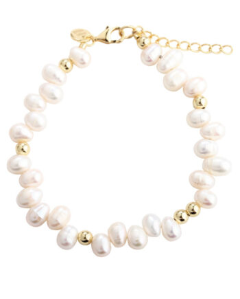 Lunella Pearl Bracelet  Golden