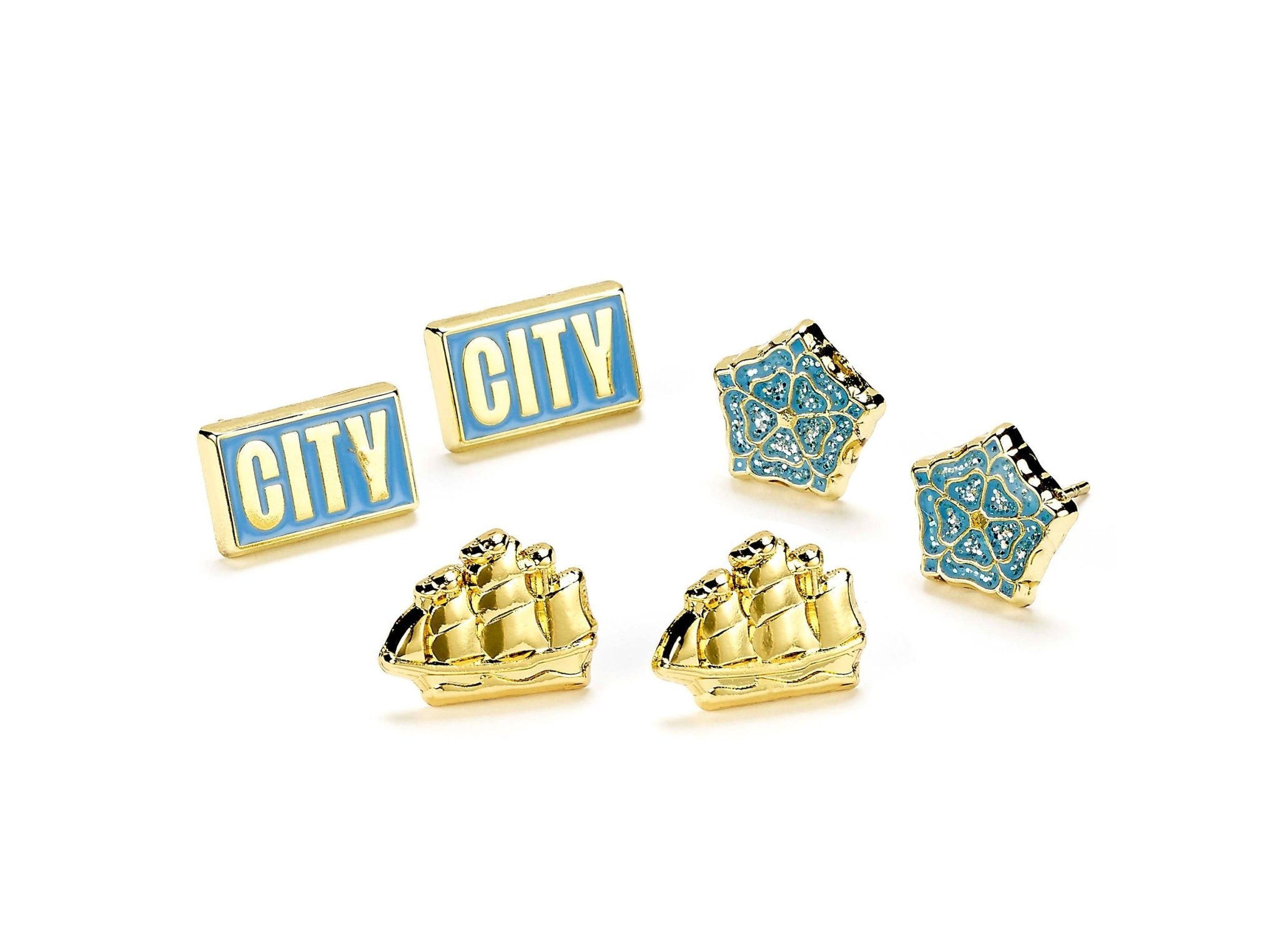 Manchester City øreringe Designs Pakke