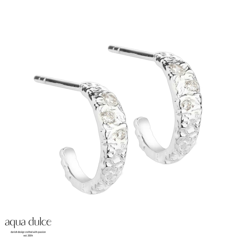 Mess Hoop Clear Silver