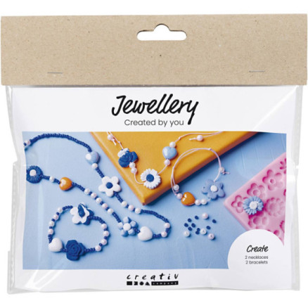 Mini Diy Kit Smykker Blomster Ass Farver