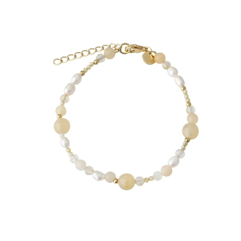 Moonlight Pearl Bracelet  Golden