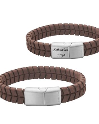 Nordahl Andersen Son Armbånd Brun Kalveskind 12mm