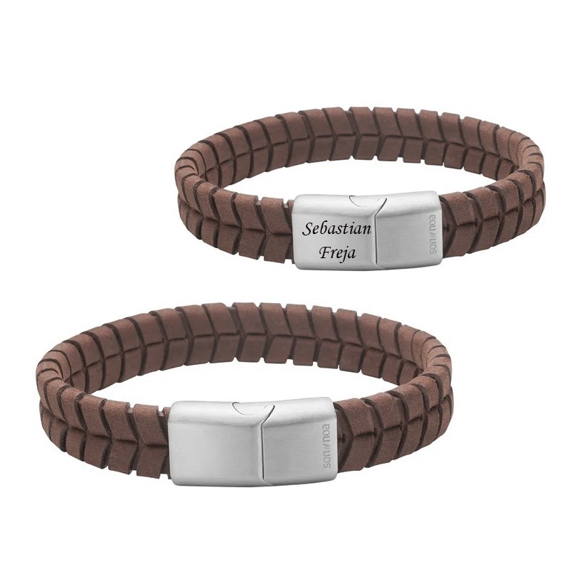 Nordahl Andersen Son Armbånd Brun Kalveskind 12mm