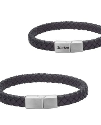 Nordahl Andersen Son Armbånd Sort Kalveskind