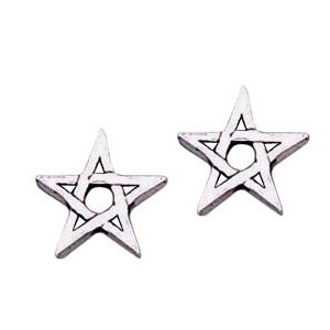 ørestikker Med Pentagram ø10mm Sæt