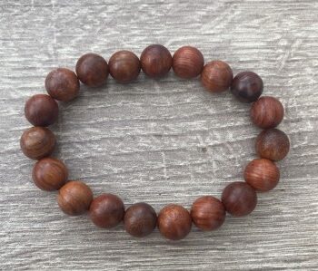 Produktbeskrivelse: Armbånd Træ Varm Karamel