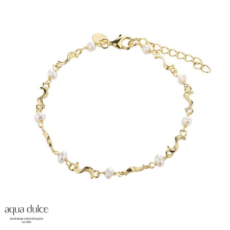 Rhumba Pearl Bracelet Golden