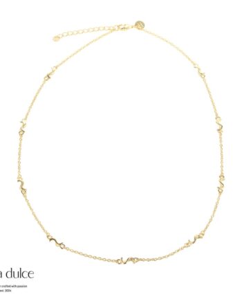 Rhumba Simple Necklace  Golden