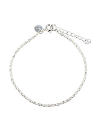 Rope Bracelet  Silver