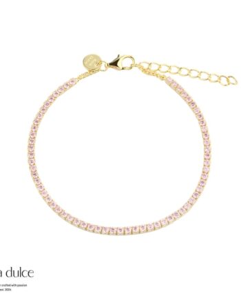 Rose Dagny Tennis Bracelet  Golden