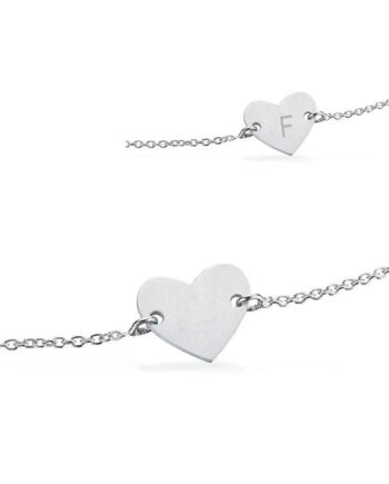 Scrouples Lovetag Hjerte Armbånd Sølv
