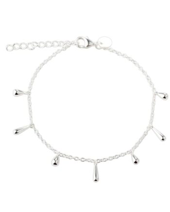 Shiny Drop Bracelet  Silver