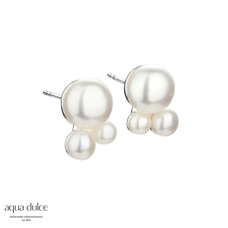 Short Bobbly Earstud Silver