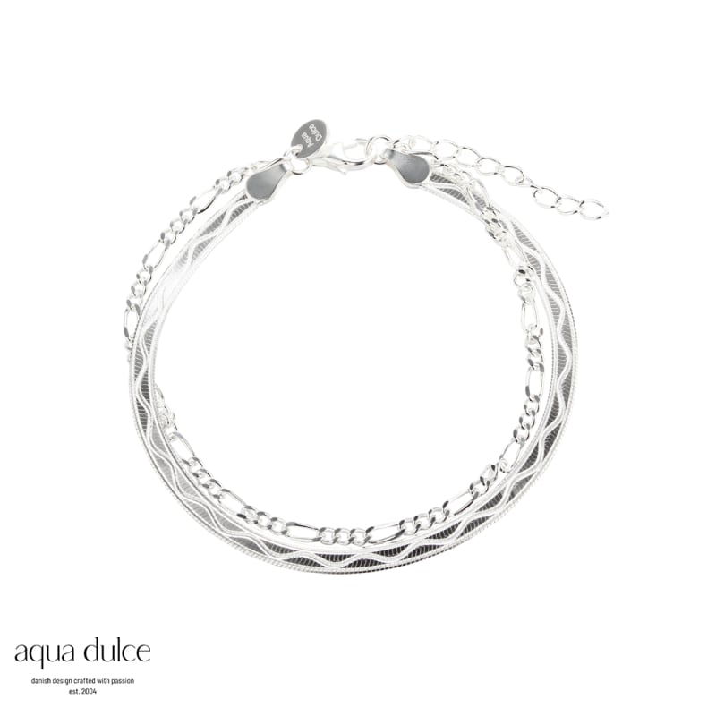 Snake Figaro Bracelet Silver