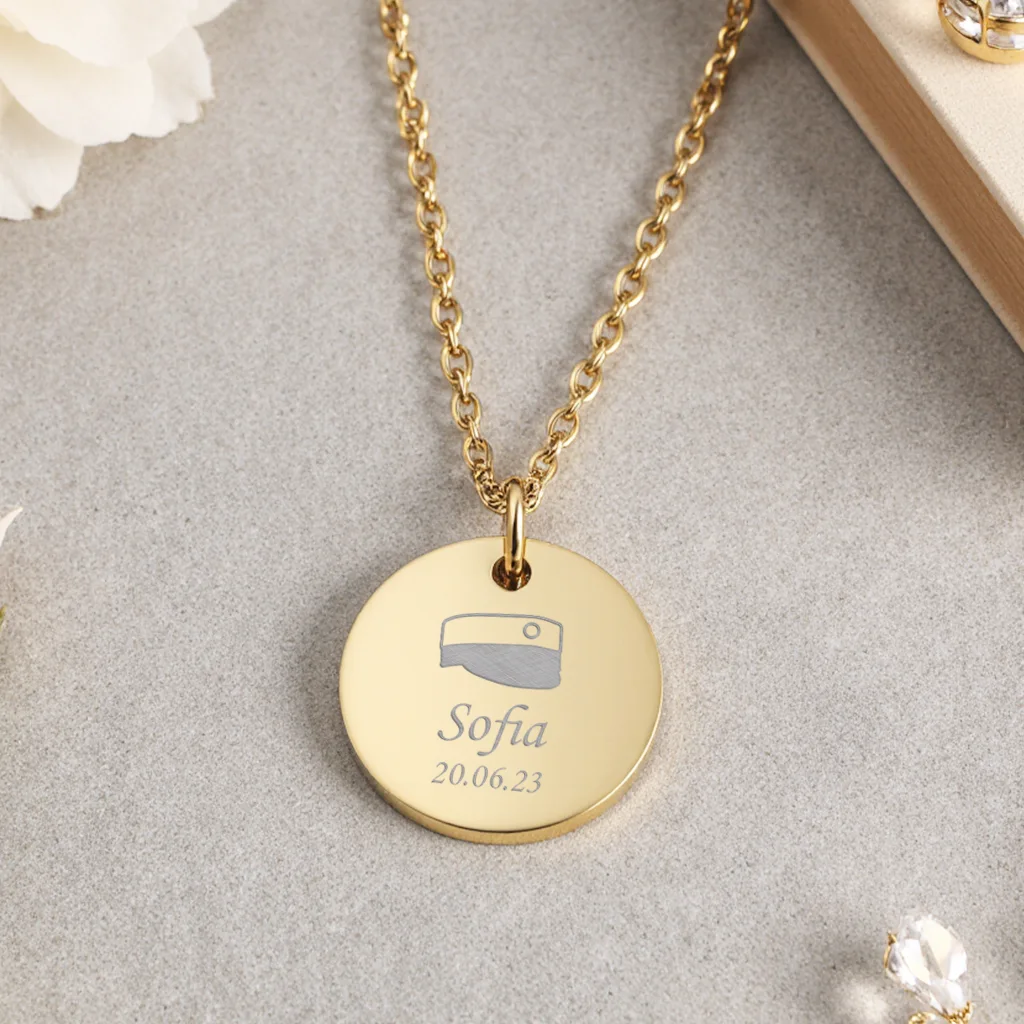 Student Halskæde 18k Forgyldt Jewellery