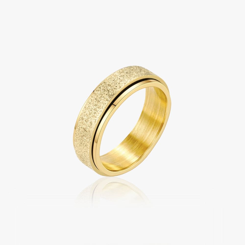 Tekstur Ring 14k Guldbelagt 14k Guldbelagt