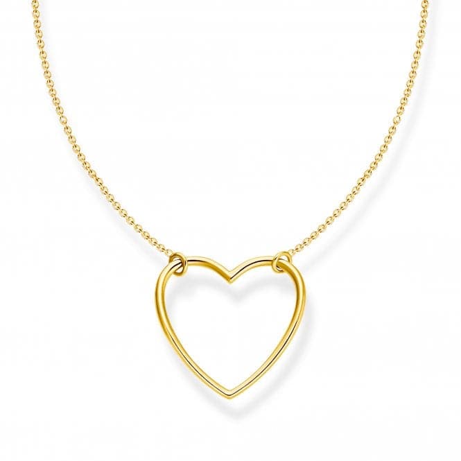 Thomas Sabo Heart Guld Halskæde 45cm