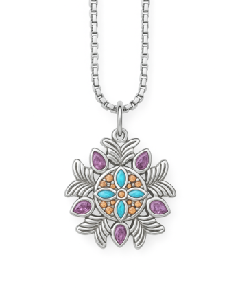 Thomas Sabo Sølv Halskæde Flower