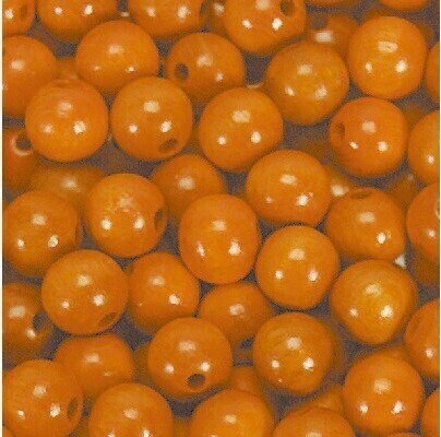 Træperler Orange 1000 Stk