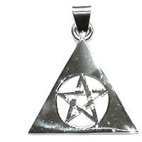 Vedhæng Med Pentagrammet Pyramide 35mm