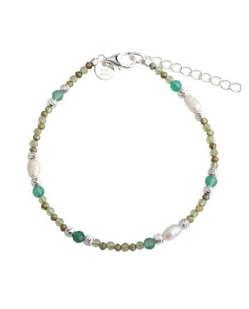 Verde Simple Bracelet  Silver