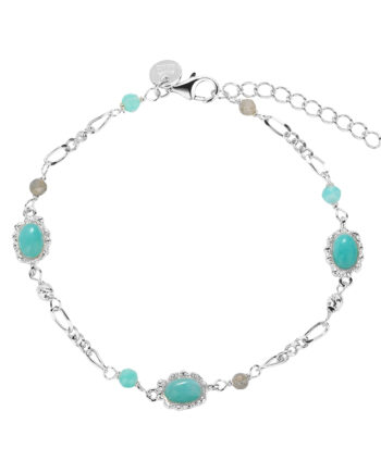 Amazonit Mila Bracelet  Silver