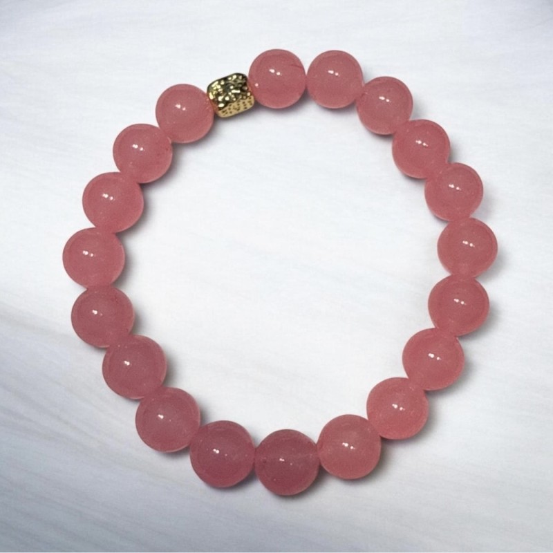 Armbånd Friihof Siig Lyserød Perler