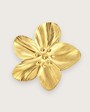 Blomsterbroche Guldfarvet Stål  Brocher Accessories 2026