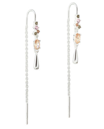 Blush Drop Earthread  Silver