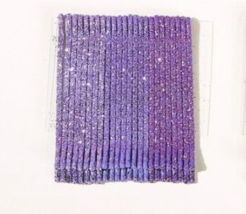 Bobby Pins Glitter Lilla Nuancer Stk