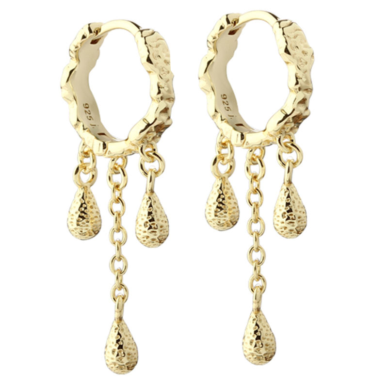 Cappa Drop Hoop  Golden