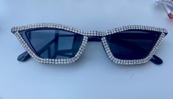 Cateye Solbriller Med Sten Sort