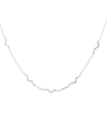 Curva Necklace  Silver