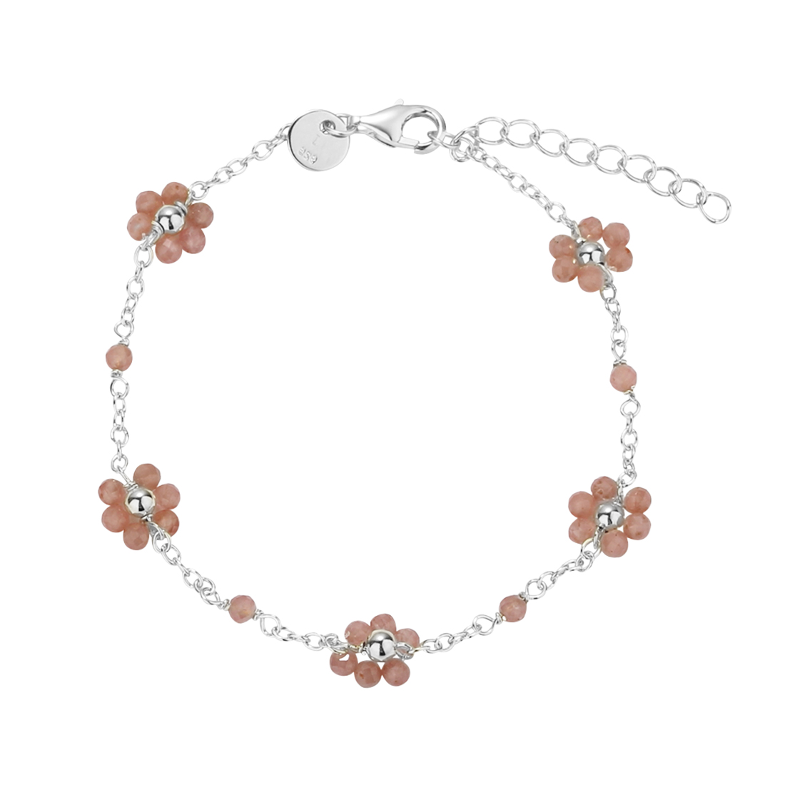 Daisy Rose Bracelet  Silver