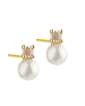 Darling Bubbels Earstud  Golden