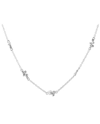 Darling Rock Necklace  Silver