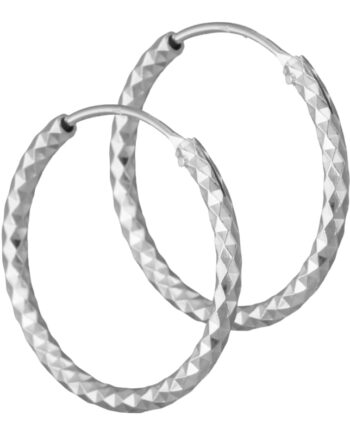 Dawn Hoops  Silver
