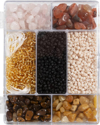 Diy Mix Smykker Krystaller Str Hulstr 2520 Stk Ass Farver