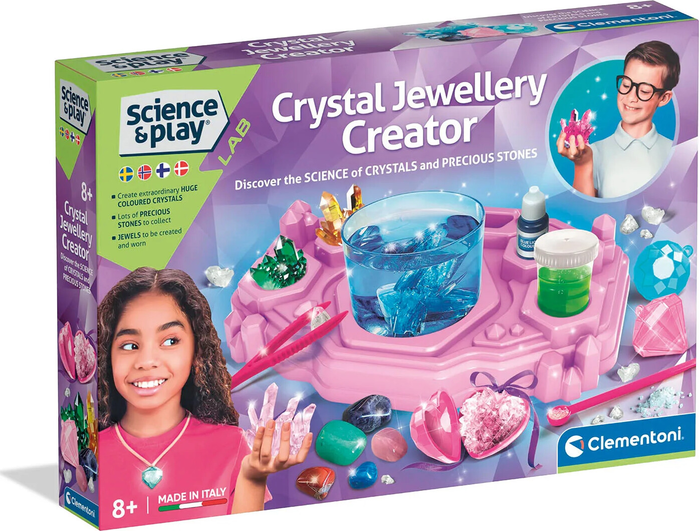 Diy Smykker Med Krystaller Science Play Clementoni