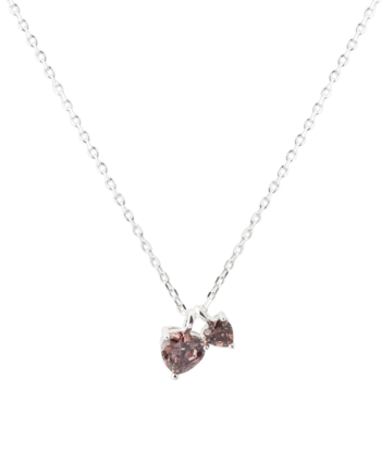 Eira Heart Necklace  Silver