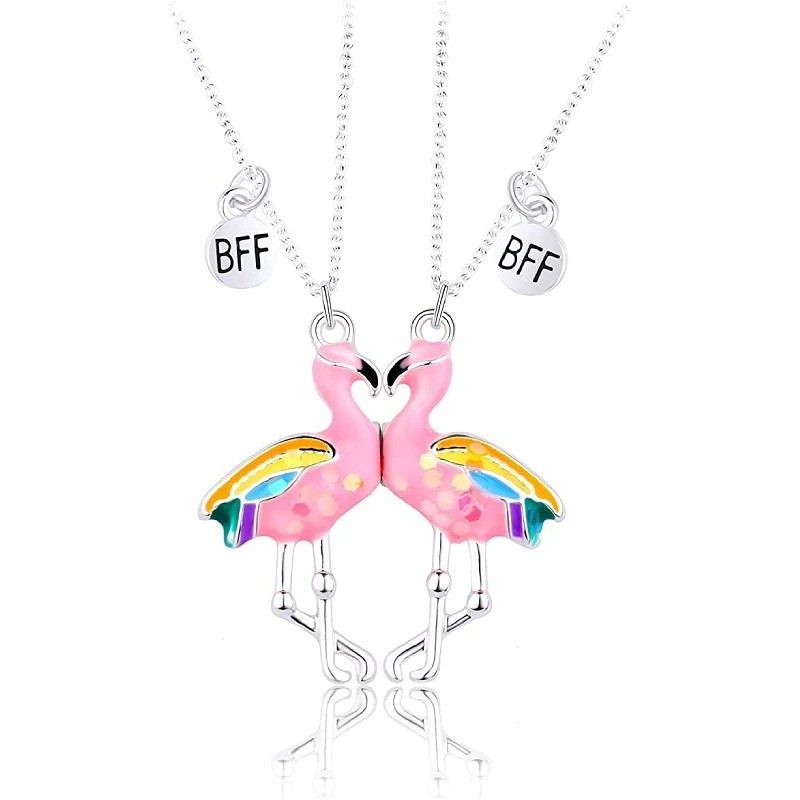 Flamingo Veninde Halskæde Pink Fun