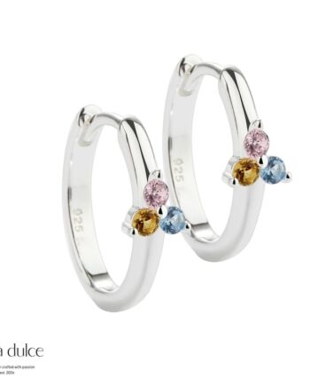 Gunnva Hoop  Silver