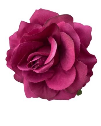 Hårrose Stofrose Hårklips Brochepin Bordeaux