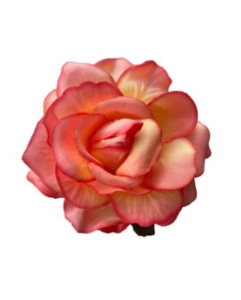 Hårrose Stofrose Hårklips Brochepin Sunset