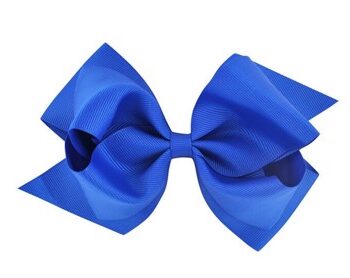 Hårsløjfe  Stor Sløjfe Royal Blue