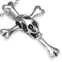 Halssmykke Skull Design Rustfrit Stål
