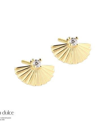 Kaya Fan Earstud  Golden