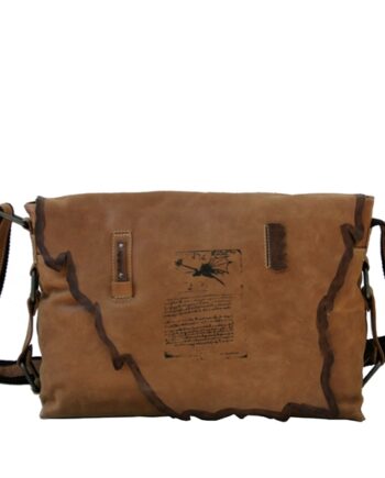 Laptop Taske Crossbody Med  Vinci Motiv